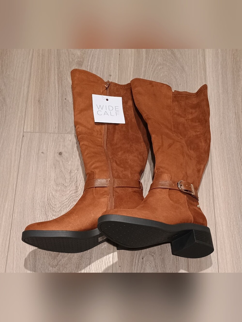 New In Box LifeStride Brooks Brown Walnut Tall Boots Size 9 Wide Calf